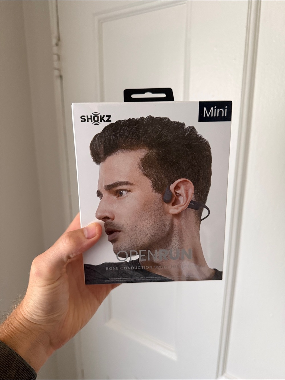 Shokz OpenRun Mini Bone Conduction Headphones - Black